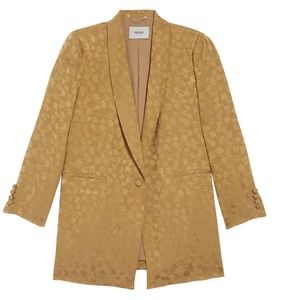 Rachel Comey Minott Blazer Jacket Jacquard Camel